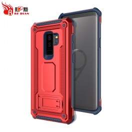 The Heat Proof With Kickstand Back Cover Mobile Phone Case For Samsung S9,S9 Plus