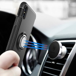 热点 新款iPhone8手机壳  可车载磁吸多功能手机保护壳